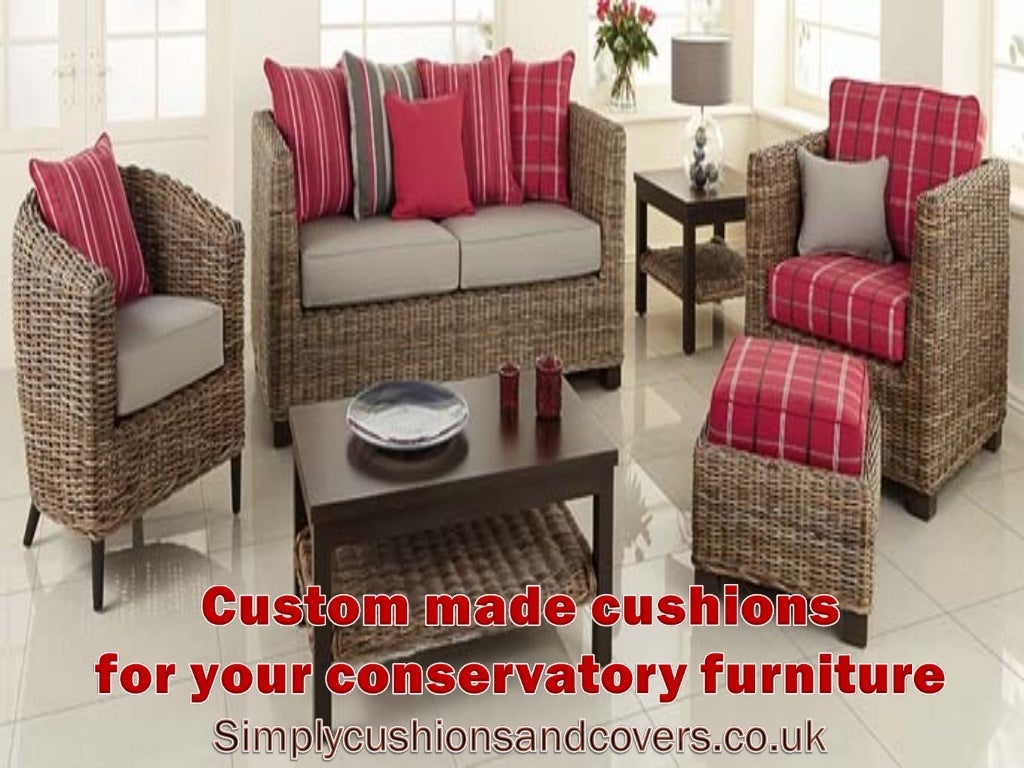 How to make cushion covers for conservatory furniture