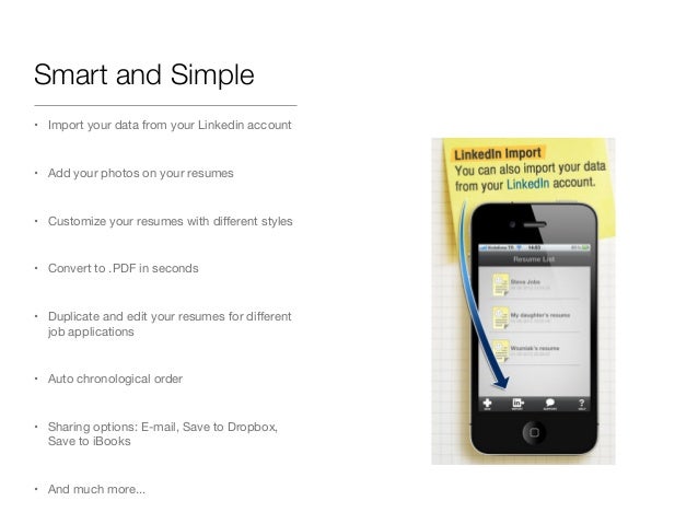How to Make the Best Resume with Your iPhone or iPad on the Go?