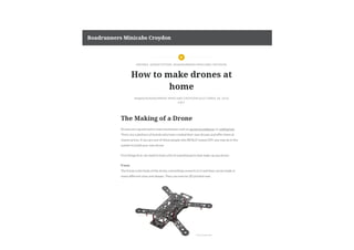 How to make drones at home