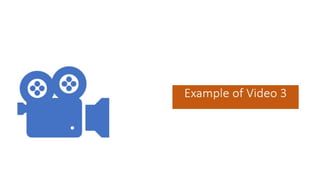 Video Based Educational Content Design
