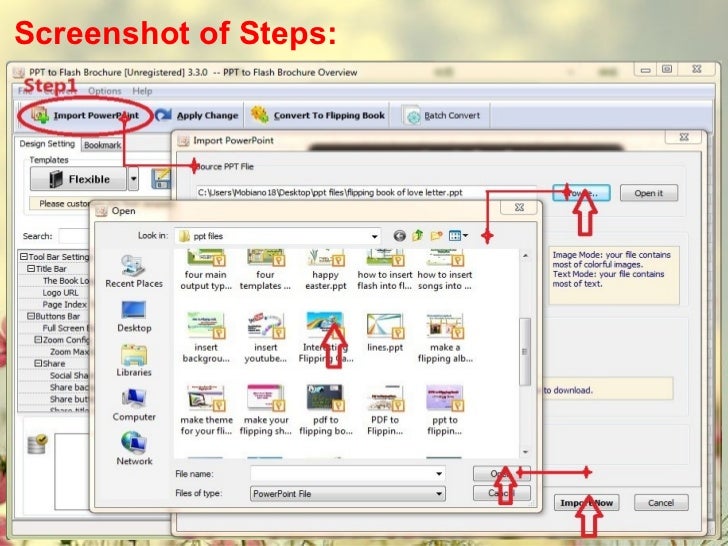 How to make flipping book from ppt