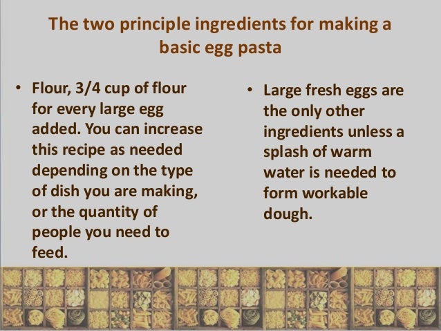 How to make fresh pasta step by step