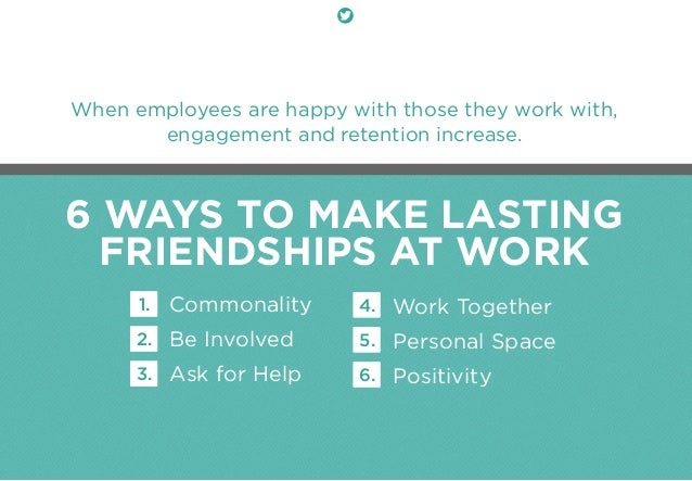  how to make friends at work 