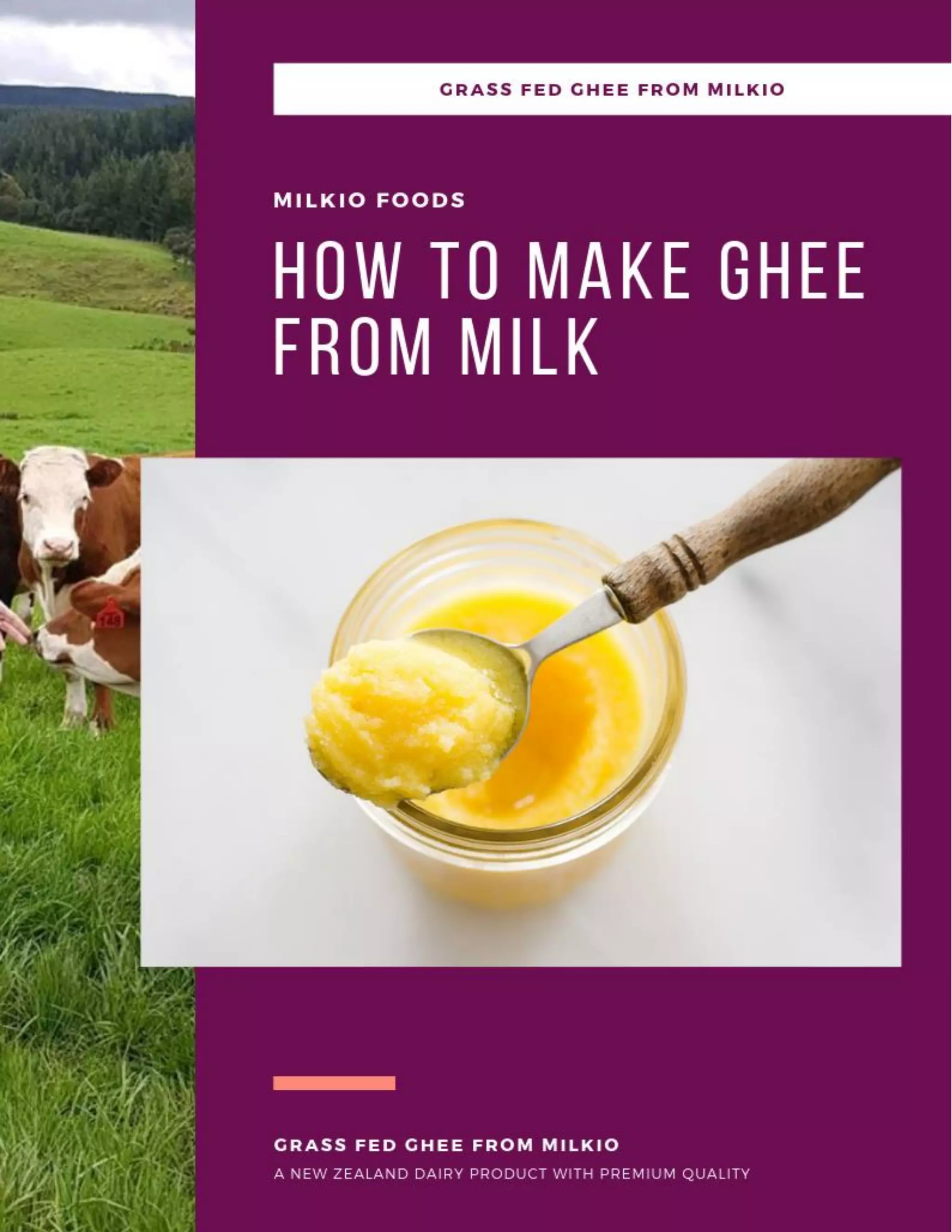 How to make ghee from milk how it is different from butter Milkio