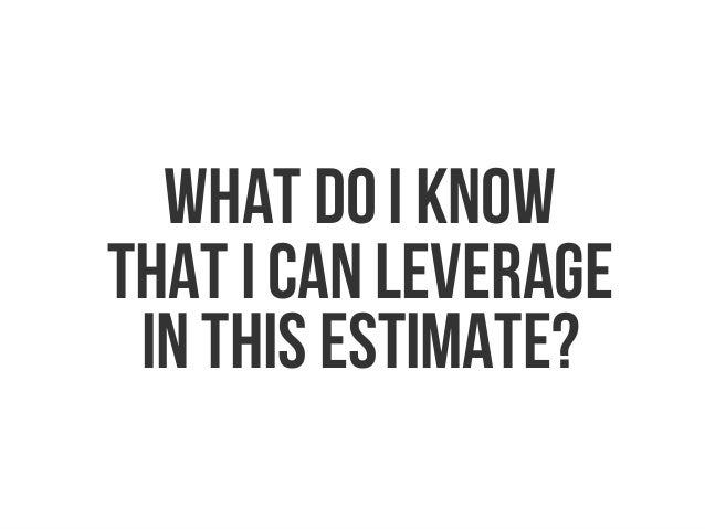 how to make great software estimates how to make estimate
