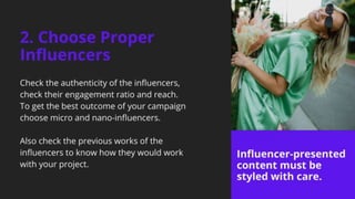 How to make influencer marketing campaign a success - InfluGlue | PPT