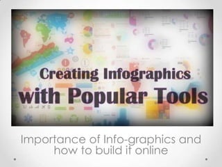 Importance of Info-graphics and
how to build it online

 