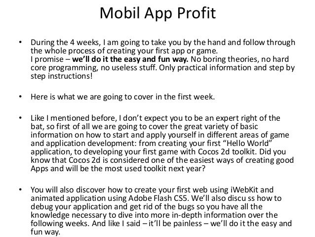 how to make an app