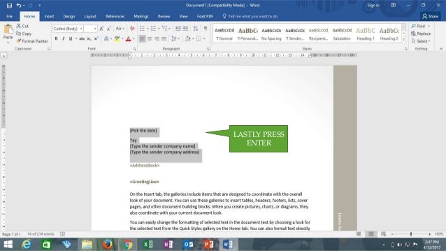 how to fix spacing in word 2013