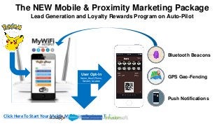 How to Make Money With Pokémon GO, Social Wi-Fi, Mobile Wallet Loyalty Cards and Proximity Marketing! Slide 60