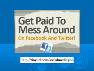 How to make money on facebook and tweeter