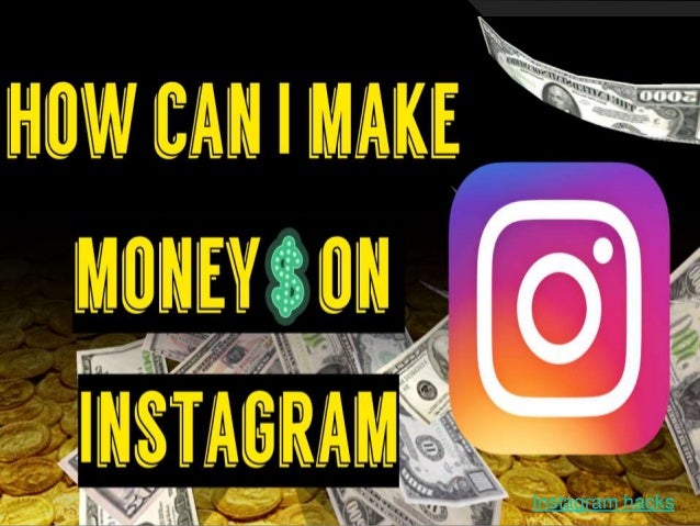 how can i make money on instagram