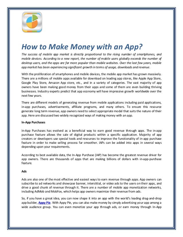 How To Make Money With An App