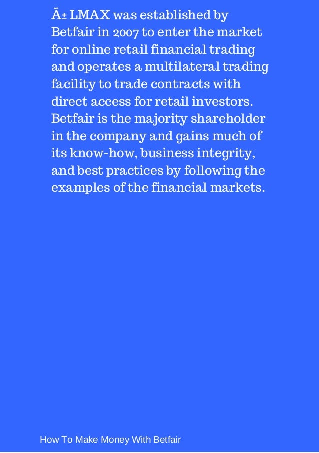Betfair exchange games trading system