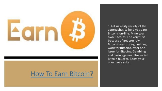 How To Make Money With Bitcoin - 