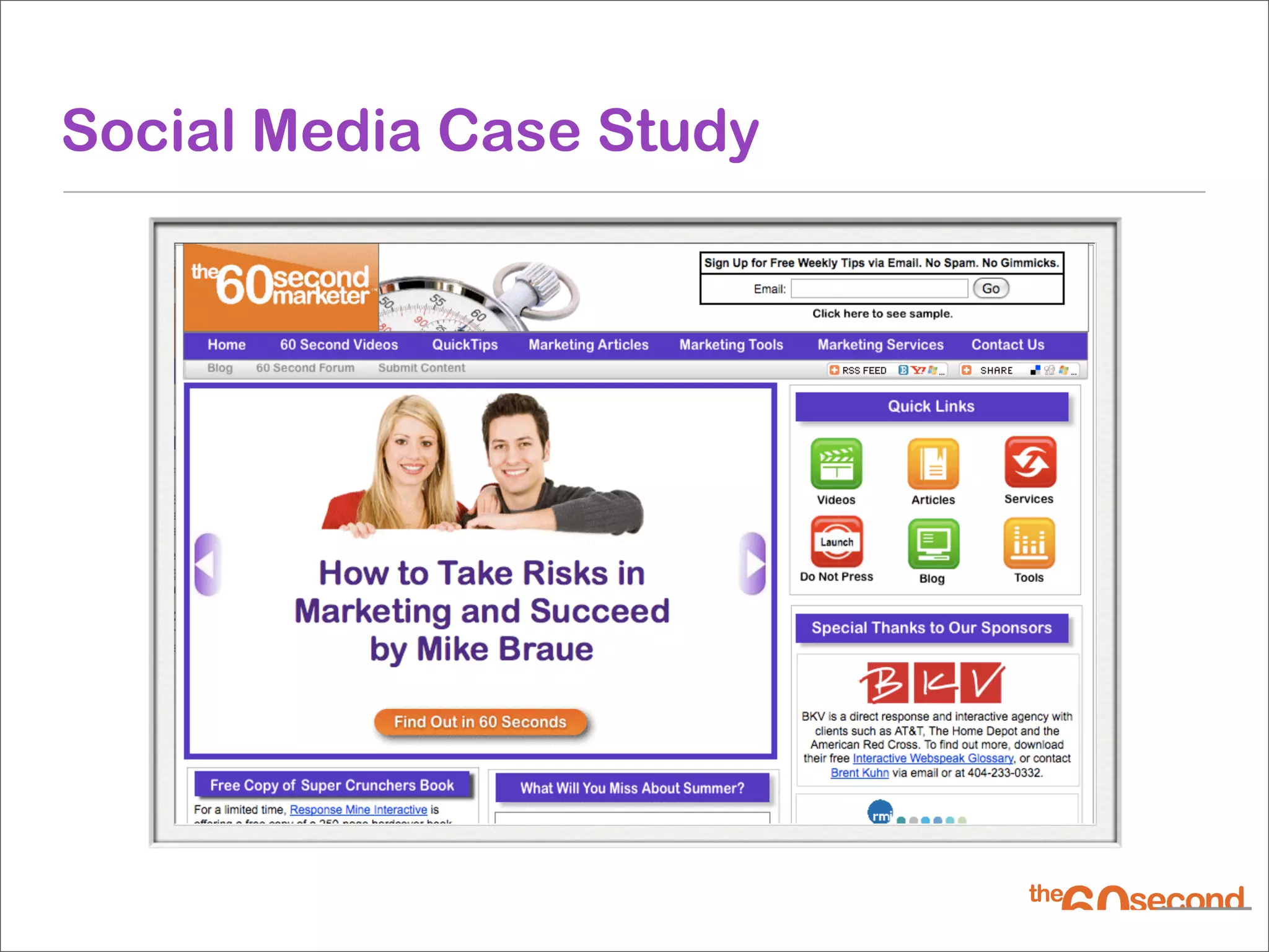 Social Media Case Study
 
