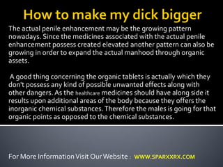 How to make my dick bigger PDF