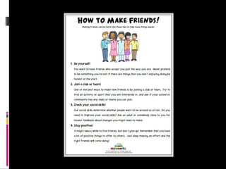 How to make new friends | PPTX