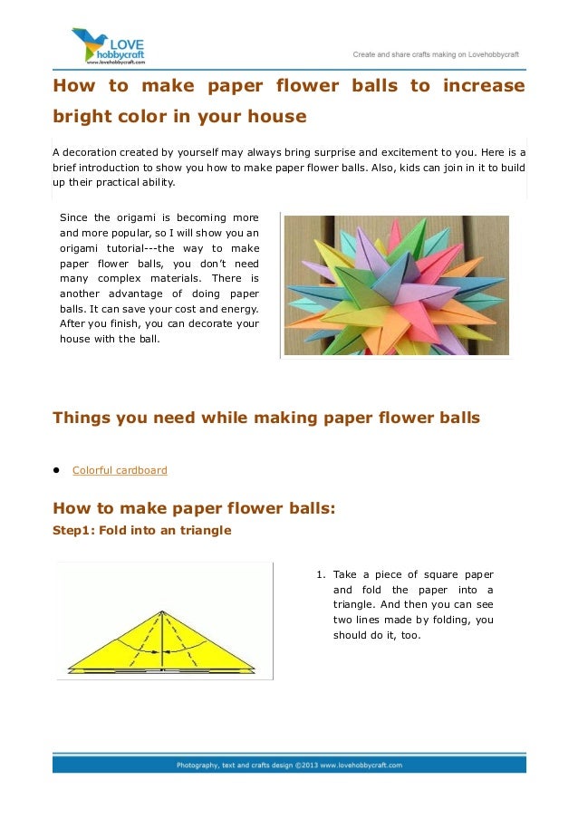 how to make paper flower balls making paper flower balls