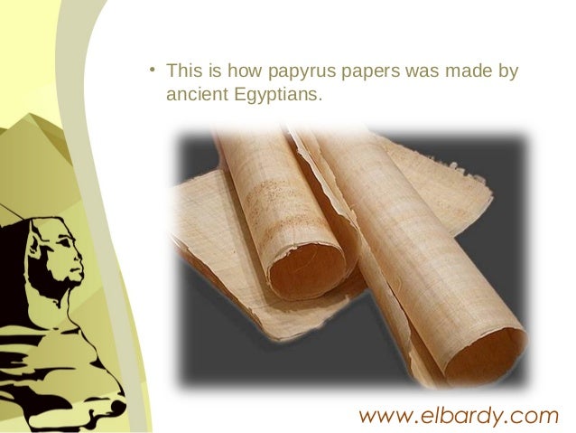 how to make papyrus paper