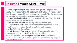 Resume Writing Notes howToMakeRESUME-for new and beginners.pptx