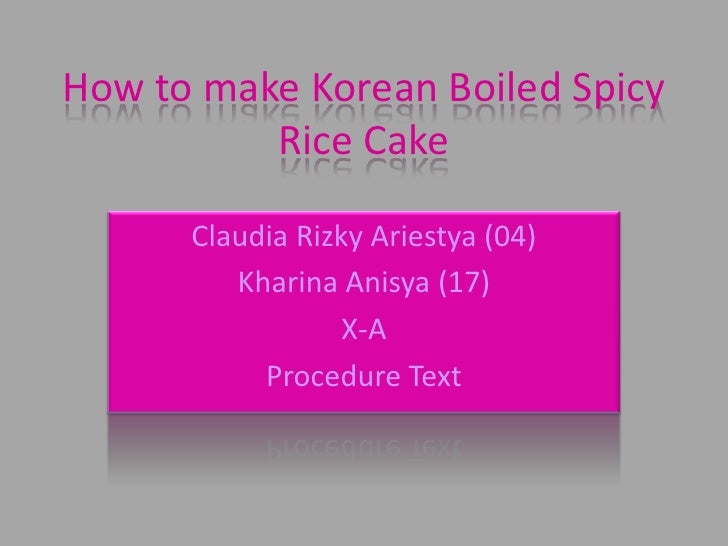 How To Make Korean Rice Cake Spicy How To Make Korean Rice Cake Spicy