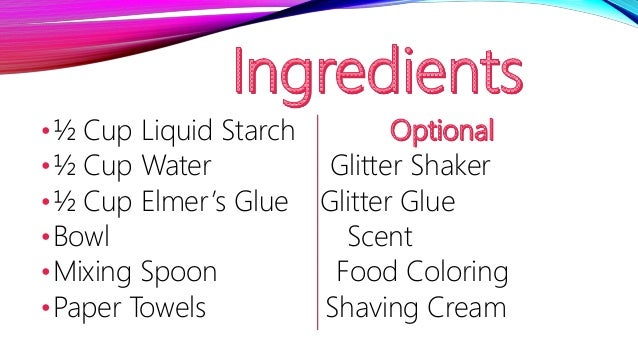how to make slime