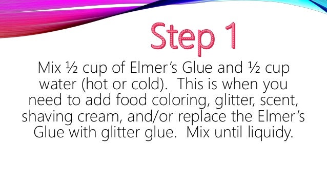 how to make slime