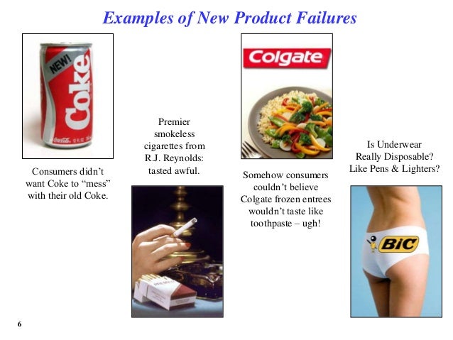 making sure new products dont fail product failures