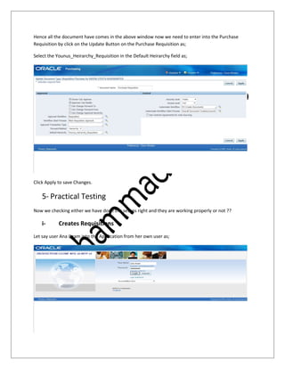 Requisition Hierarchy Based on the Item Catagory | DOC