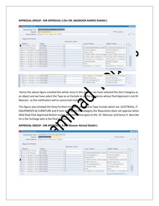 requisition approval processing by cost, commodity... Requisition Hierarchy Based on the Item Catagory | DOC