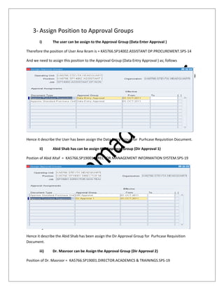 requisition approval processing by cost, commodity... Requisition Hierarchy Based on the Item Catagory | DOC