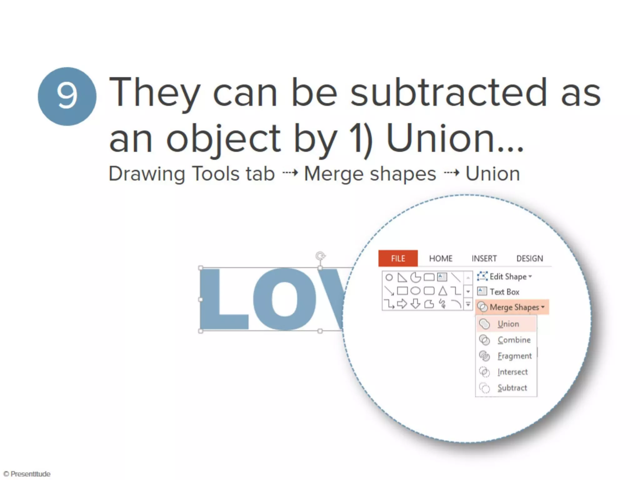 How to make font transparent in PowerPoint