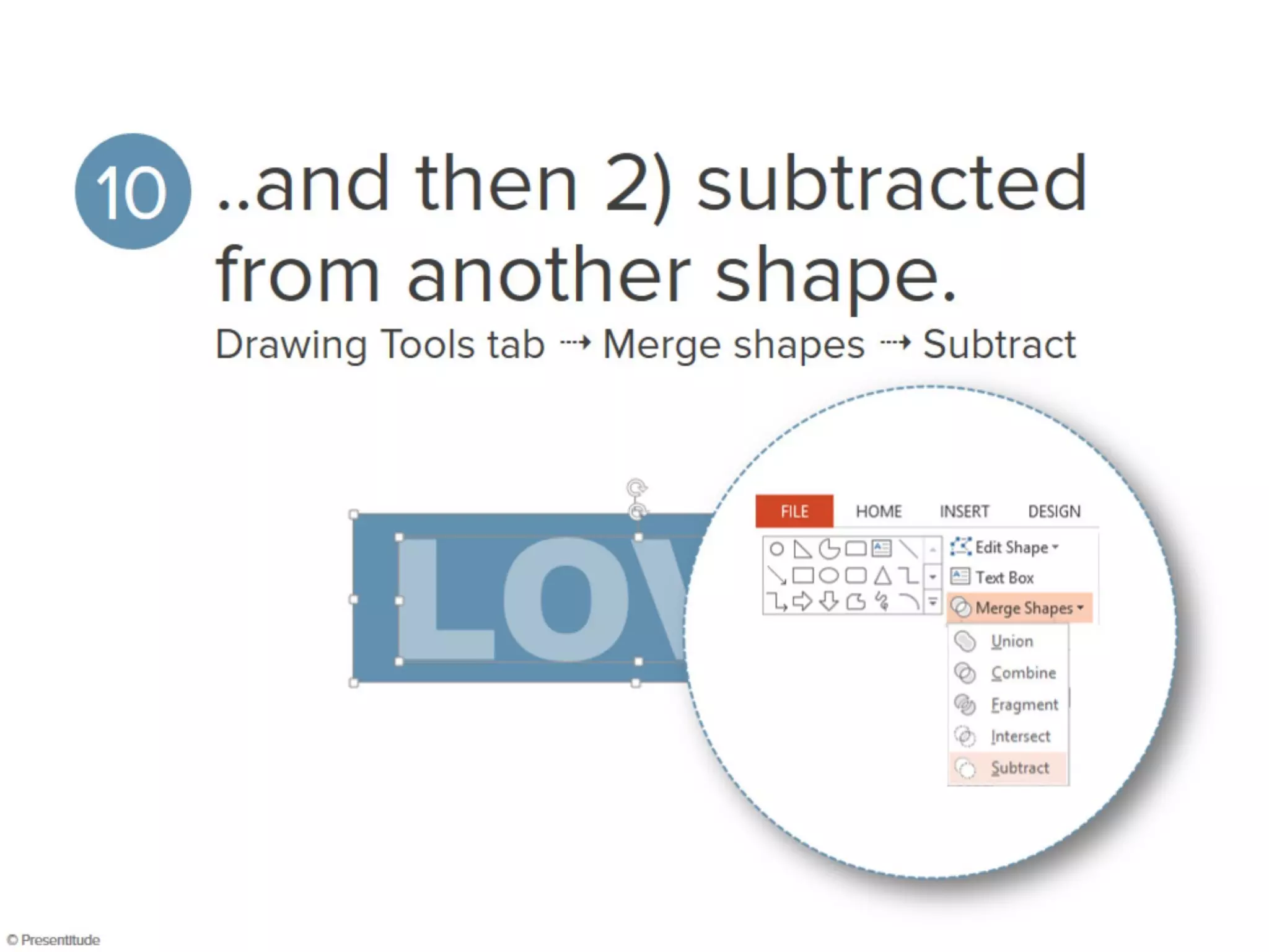How to make font transparent in PowerPoint