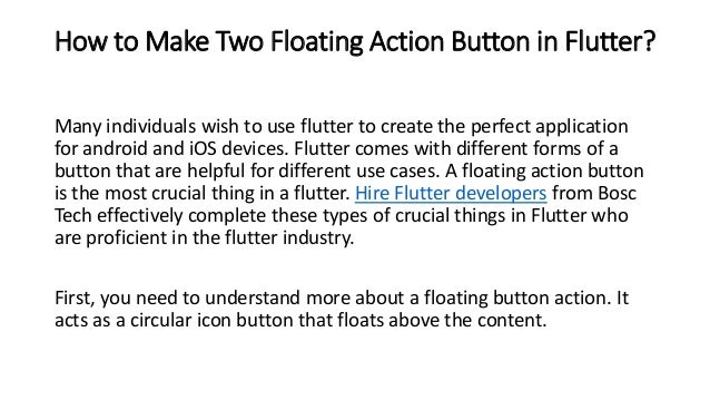How to Make Two Floating Action Button in Flutter.pptx