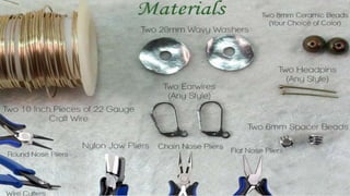 How to Make Wavy Washer Earrings