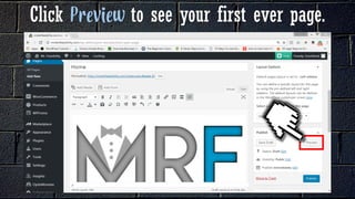 Click to see your first ever page.
 