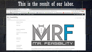 This is the result of our labor.
 