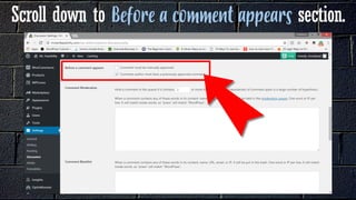 Scroll down to section.
 