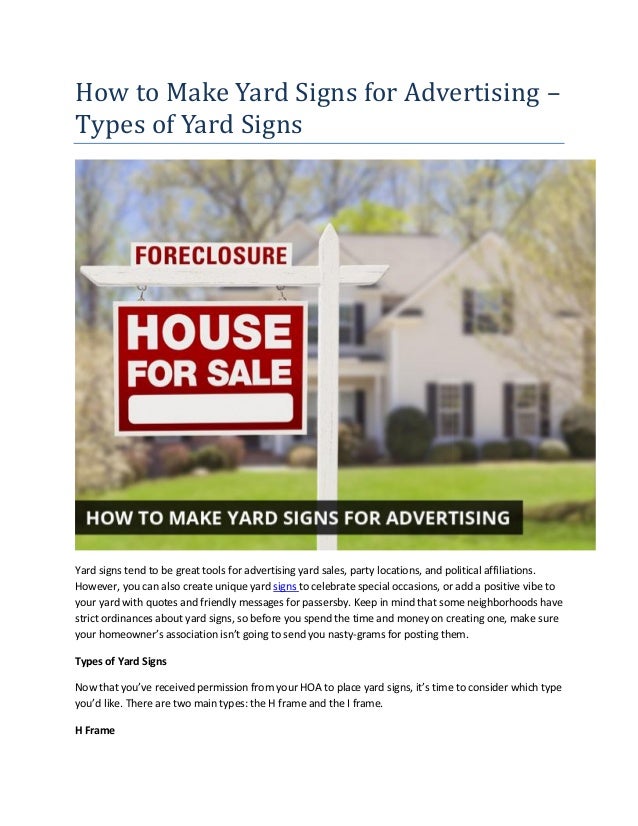 how to make yard signs for advertising types of yard signs how to make yard sale signs