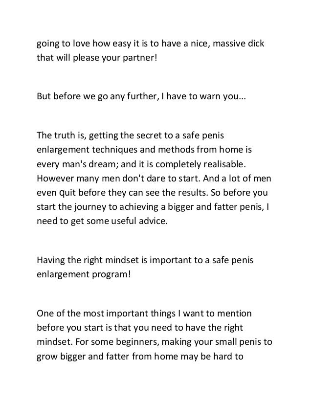 How to get your penis bigger in 2 weeks - Como agrandar el pene. get your dick big Jul 2016 Of course you inherit your genes from your mom and dad, but their genes “If a
father has a bigger penis, the son's will probably be similar in .