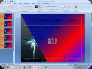 How to make your own powerpoint themes