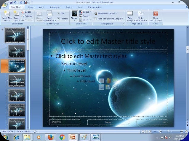how to create a powerpoint theme