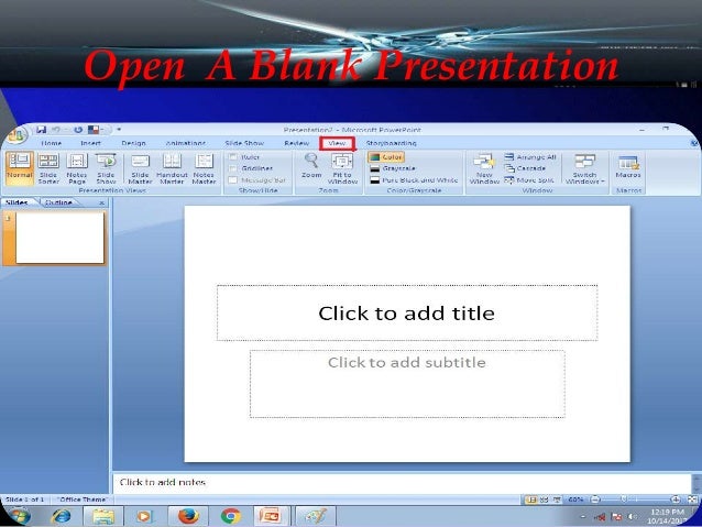 make your own presentation