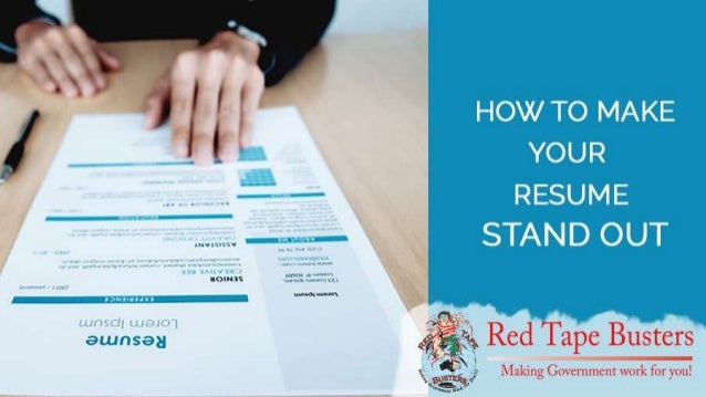 how to make your resume stand out make your resume stand out