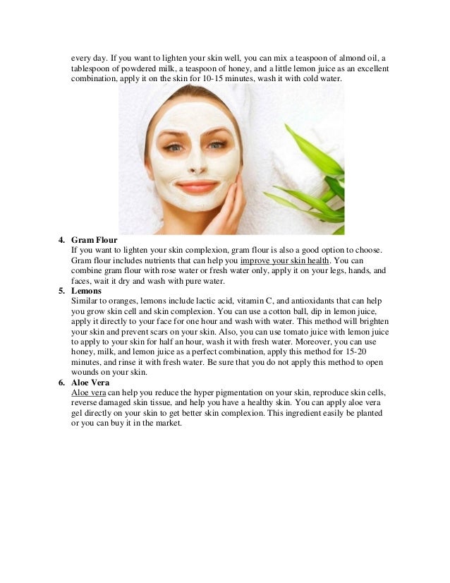 Make Your Face Whiter Naturally Make Your Face Whiter Naturally