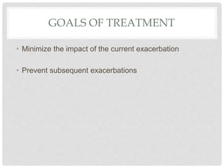 Acute exacerbation of COPD | PPTX