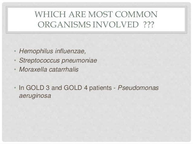 Acute exacerbation of COPD
