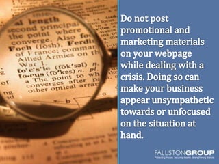 6 Quick Tips for Managing Crisis through Social Media