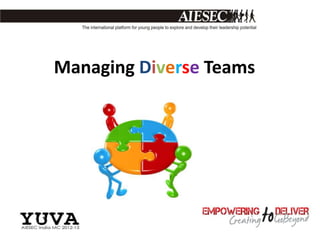 Managing Diverse Teams
 